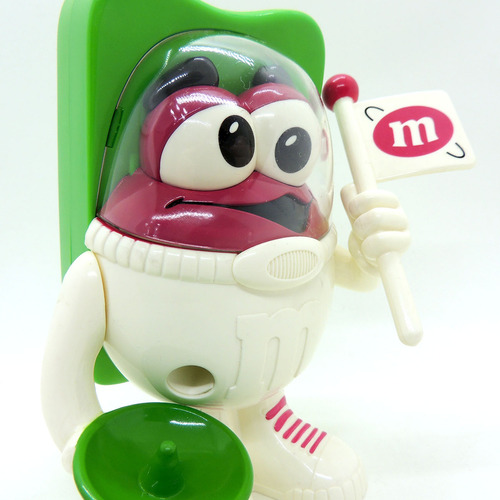 M&m Mym Dispenser Red Astronauta 16cm Funciona Madtoyz