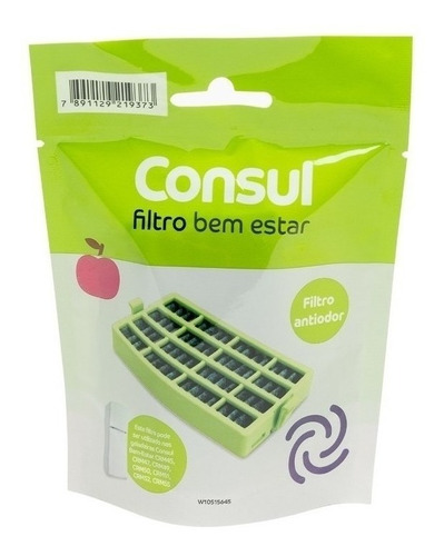 Filtro Antibactéria Antiodor Refrigerador Consul Bem Estar