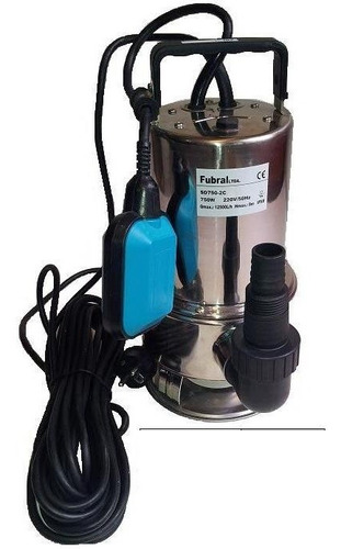 Bomba Sumergible Para Agua 1hp A.inox 750w 230l/min Cod15182