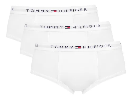 Cueca Tommy Hilfiger Cotton Stretch Brief Branca Pack 3un