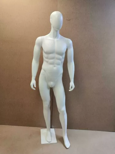 Maniquí busto costura hombre con cabeza talla 48