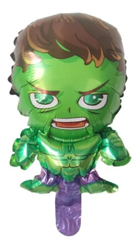 10 Globos Increíble Hulk Mini 