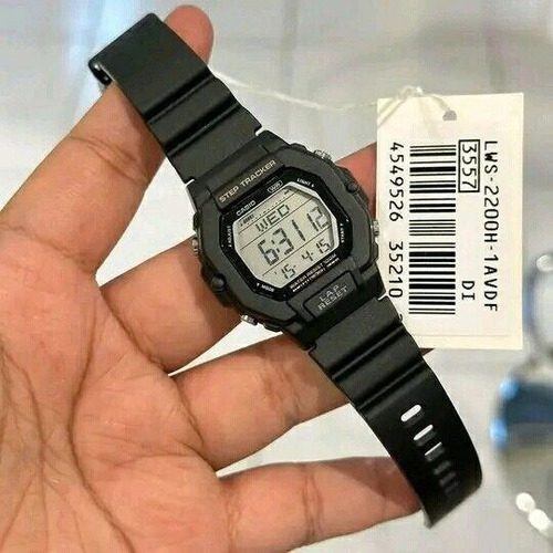 Reloj Mujer Casio Lws-2200h-1 Contador De Pasos Cronómetro