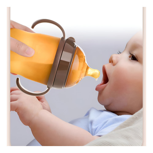 Biberon De Silicona Anticolico Imita El Pecho Materno 240 Ml