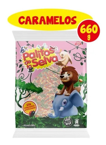 Caramelos Masticables Palito De La Selva X 660 G. 