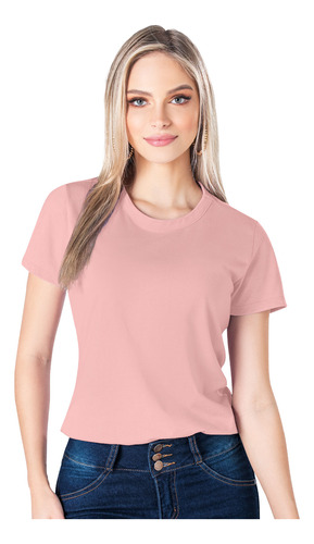 Camiseta Mujer Rosa Mp 82961