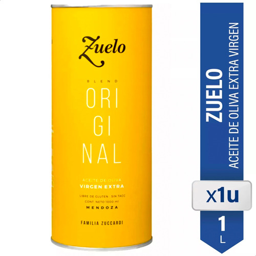 Aceite Zuelo Extra Virgen Lata X1lt - Flia. Zuccardi