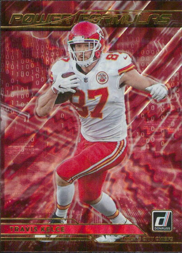 2021 Donruss Power Formulas Pf15 Travis Kelce Chefes De Kans