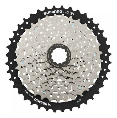 Cassete Shimano K7 Alivio Cs-hg400 8v 11/40 Mtb Bike Prata Cor Prateado Quantidade Máxima De Dentes 40 Quantidade Mínima De Dentes 11