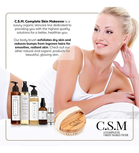 C.s.m - Cepillo Exfoliante Corporal Seco O Humedo