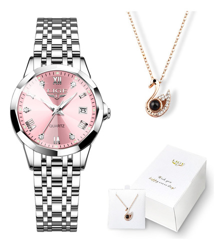 Reloj De Pulsera Elegante Para Mujer De Cuarzo Analógico