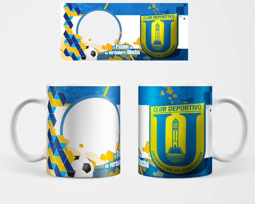 Imagen 7 de 10 de Plantillas Para Sublimar Tazas Futbol Chileno