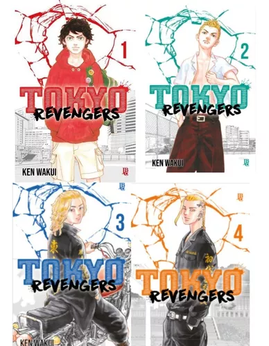 Kit Mangás Tokyo Revengers - Volume 01 ao 04 - Geek Point