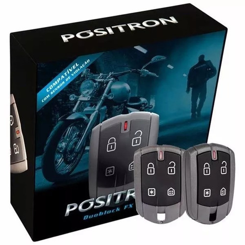 Alarma Moto Positron Duoblock Fx350 2 Control Presencia Pst