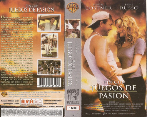 Juegos De Pasion Vhs Kevin Costner René Russo Cheech Marin