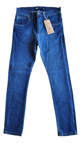 Pantalon Jean Hang Loose Azul Slim T30
