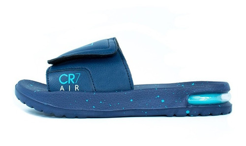 Imagen 2 de 4 de Sandalias Hombre Cr7-10 Azul Moletto
