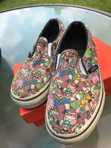 Vans mario bros niño sales