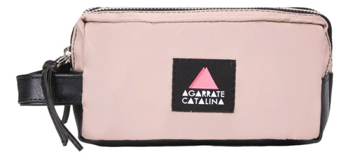 Cartuchera Mediana 2 Divisiones Agarrate Catalina Color Beige