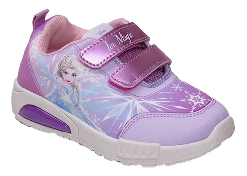 Zapatillas Niñas Footy Frozen Ii Urbanas Luces Led Disney