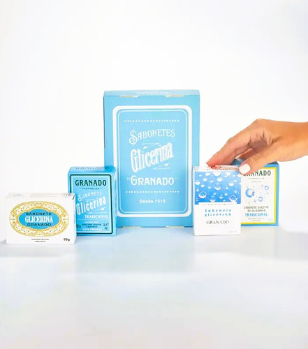 Kit Granado Histórico Glicerina Tradicional 4 Barras X 90g