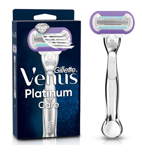 Maquina De Afeitar Venus Platinum Care 5 Hojas Vitamina E