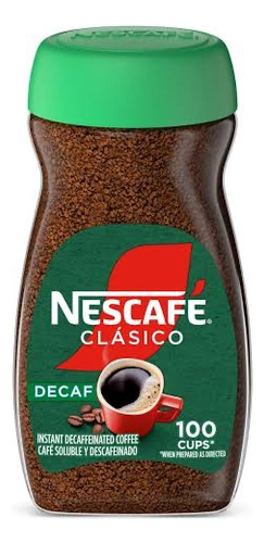 Nescafé Decaf Café Soluble Descafeinado Original 100g 6 Pack