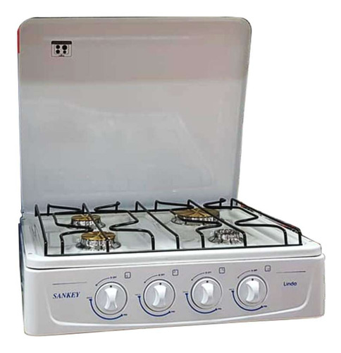 Cocina De Mesa (tope) Sankey 4 Hornillas A Gas