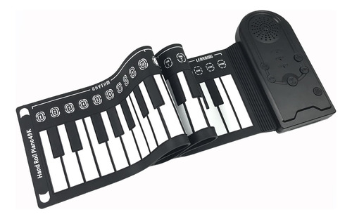 Piano Electrónico Enrollable Portátil Q De 49 Teclas, Flexib