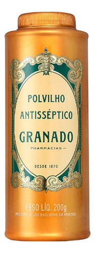 Polvilho Talco Antisséptico Granado Proteção Pés Axilas 200g