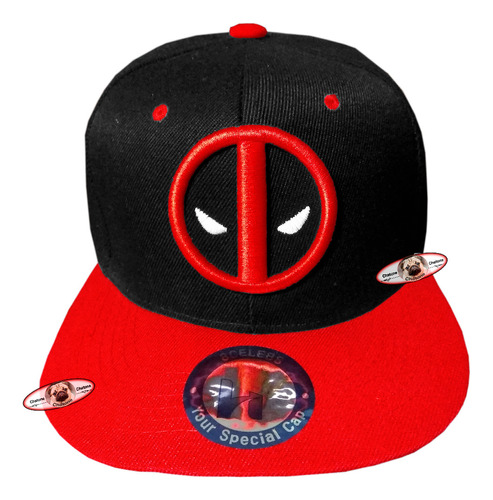 1 Gorra Dead Dead Pool Deadpool Plana Bordada Ajustable