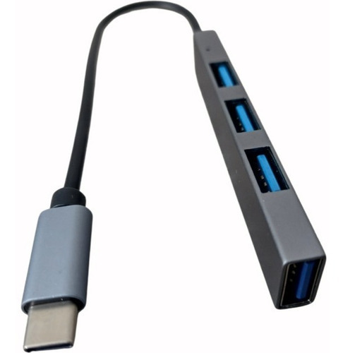 Adaptador Hub Usb C Extensão Multiporta 4 Entradas Usb