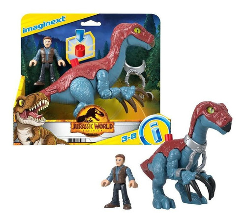 Fisher Price Imaginext Jurasic World Therizinosaurus & Owen