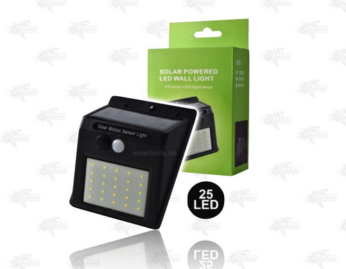  Luz Con Sensor De Pared Con Panel Solar Xtr P