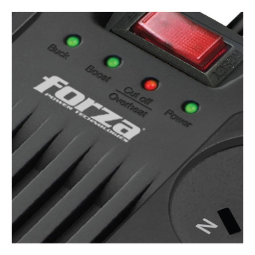 Imagen 4 de 5 de Forza FVR 2200VA Series FVR-2202A 2200VA - Negro - 220V - 220V