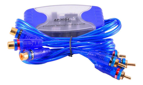 Imagen 2 de 8 de Filtro De Ruido Rca De 4 Canales Suppror Ground Loop