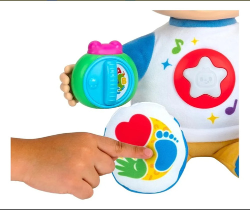Cocomelon Peluche Especial Discover 'n Play Jj Idioma Inglés Agua