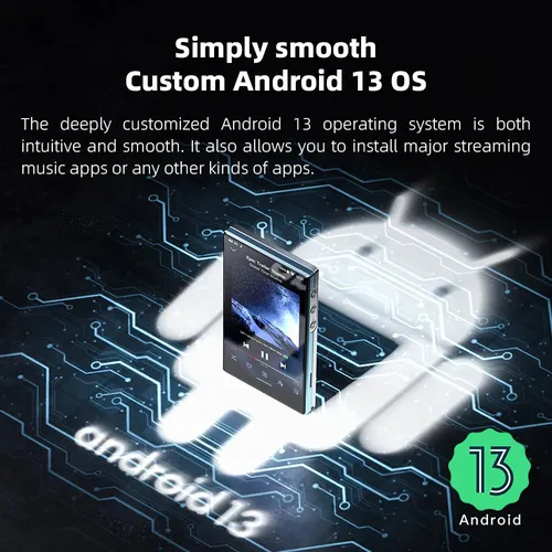 Music Player Jadeaudio/fiio Jm21 Android 13 Hi-res Mp3 Sky B