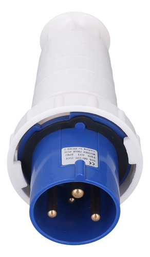 Enchufe Industrial De 3 Pines Ip67 A Prueba De Agua Para Ali