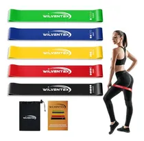 Comprar Set De Bandas De Resistencia De Látex Natural, 5 Niveles 10-