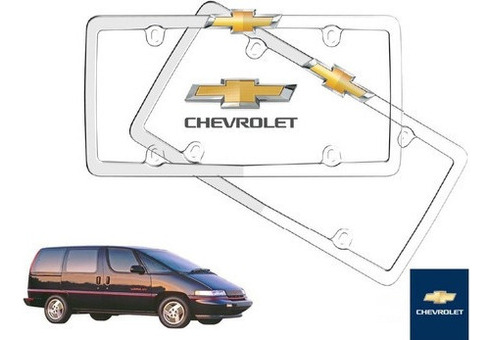 Par Porta Placas Chevrolet Lumina Apv 1992 Original