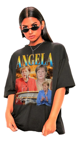 Camiseta Angela Merkel, Líder Alemana