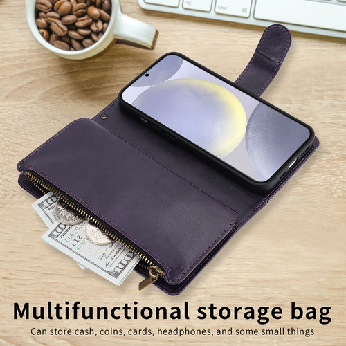 Funda De Piel Tipo Cartera Con Tapa Para Samsung Galaxy A56 A36 A26 A16 A06