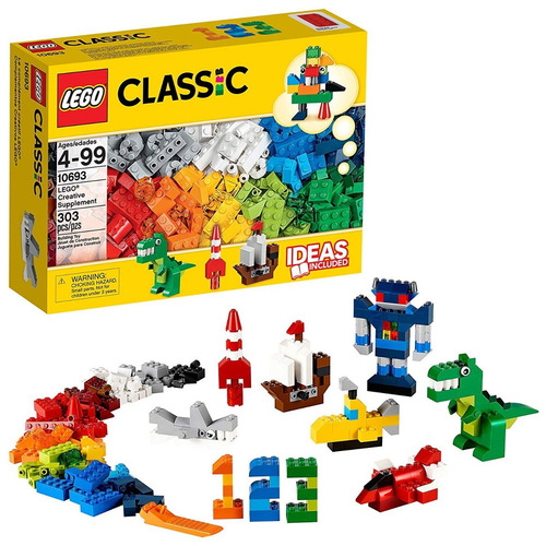 Lego Classic Complementos Creativos 303 Piezas 10693