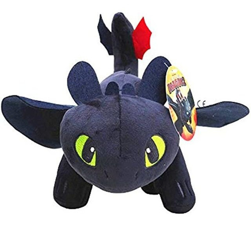 How To Train Your Dragon Night Fury - Muñeca De Peluche De 