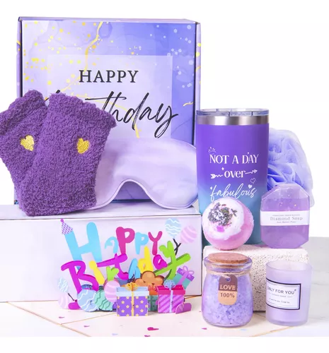 Regalos de 40 cumpleaños para mujeres, cesta de regalo de spa relajante  personalizada para hermana, novia, esposa, mejor amiga, abuela, mamá, hija