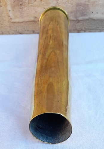 Vaina De Cañon De Artilleria De Bronce Año 75 (Usado)