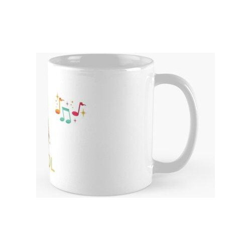 Taza Fun Cool Cute Giraffe Tocando Un Saxofón, Musical Giraf