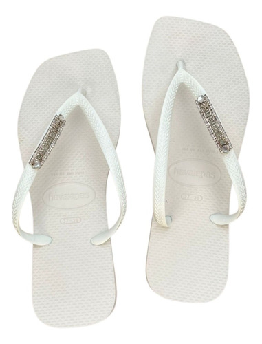 Chinelo Ponta Quadrada Havaianas Com Piericing - Presente