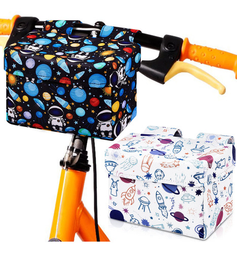 2 Cestas Para Bicicleta Para Niños, Bolsa De Bicicleta Par.
